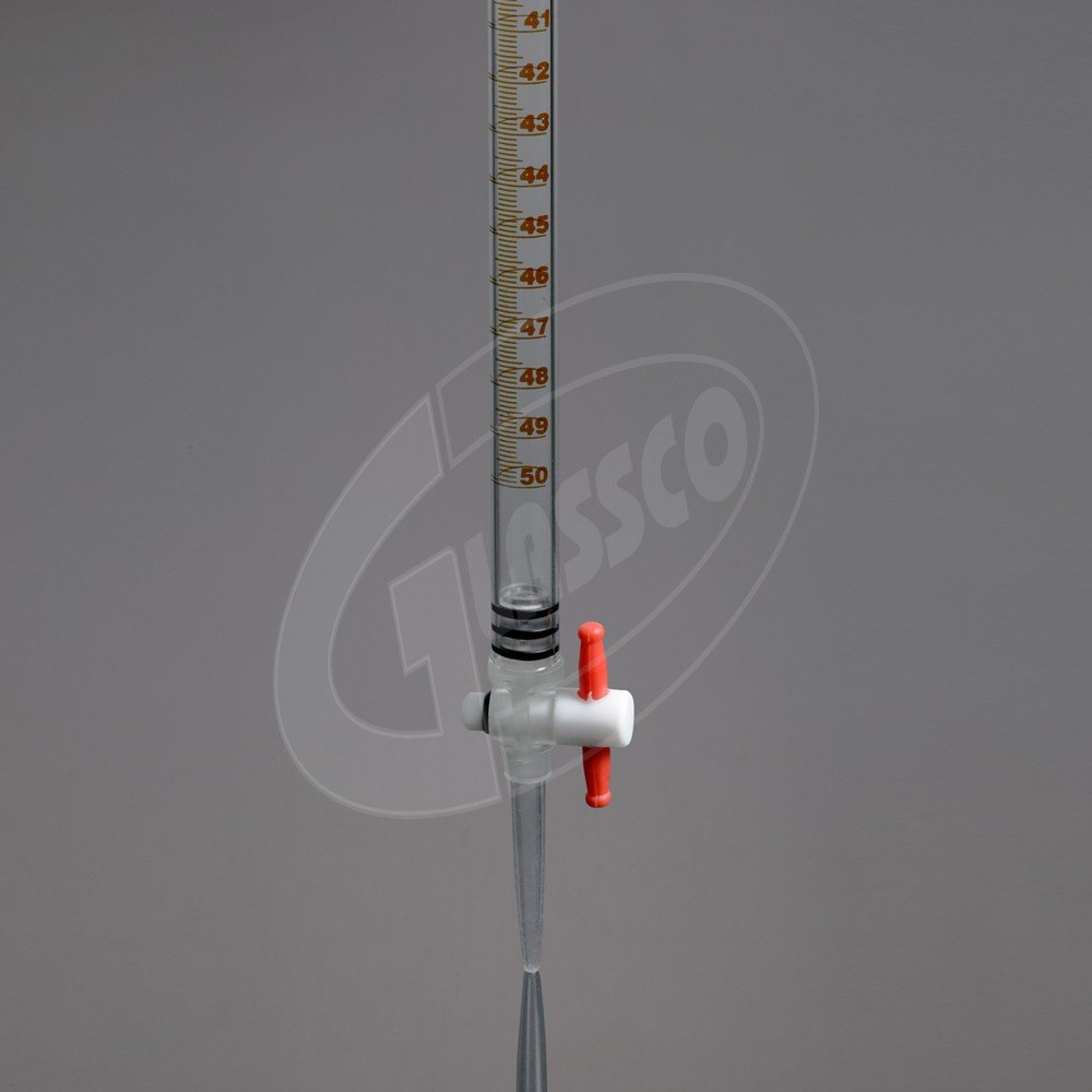 Maxima- Burettes With Amber Colour (Solid Teflon Key Stopcock) (5 ml)