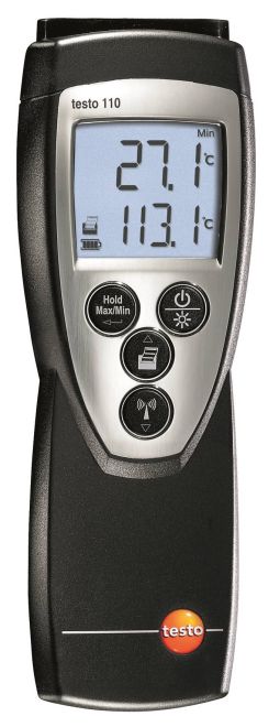 TESTO- TEMPERATURE THERMOMETER (TESTO 110) +FREE CALIBRATION CERTIFICATE