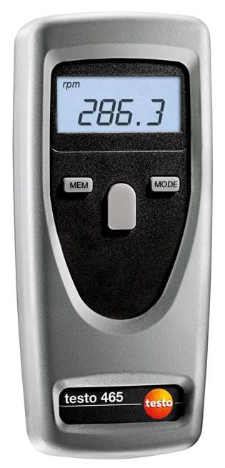 TESTO - DIGITAL TACHOMETER (1 TO 99999 RPM) (465)+FREE CALIBRATION CERTIFICATE