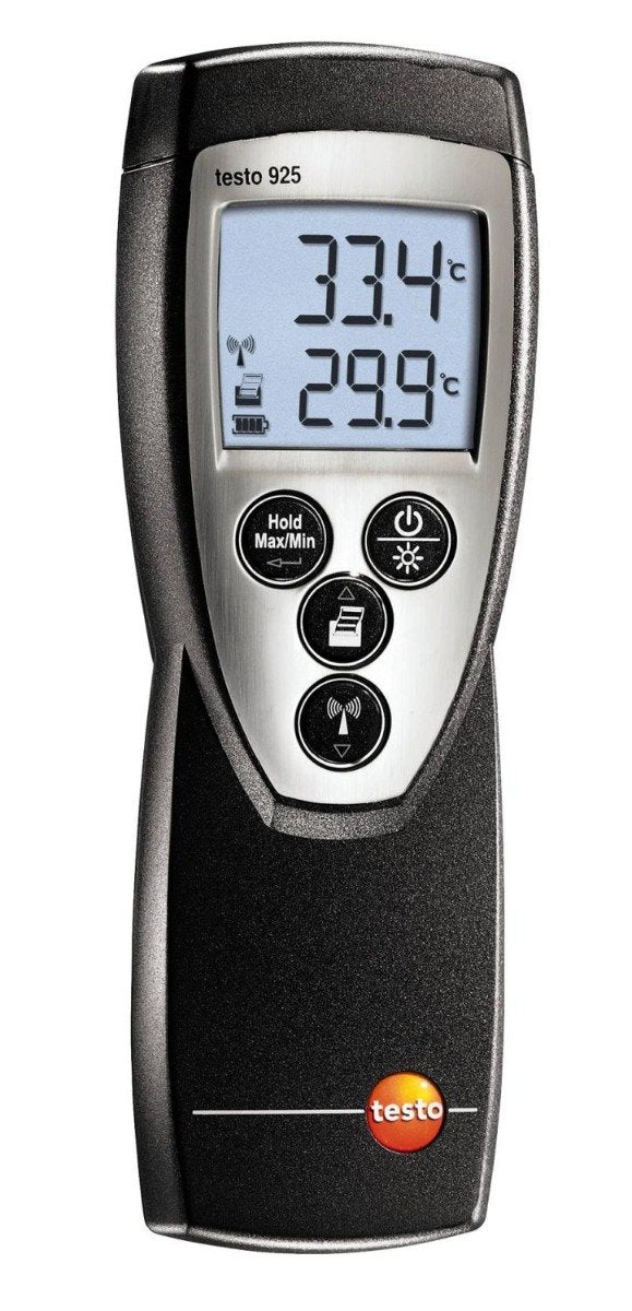 TESTO- TEMPERATURE THERMOMETER (TESTO 925) +FREE CALIBRATION CERTIFICA ...