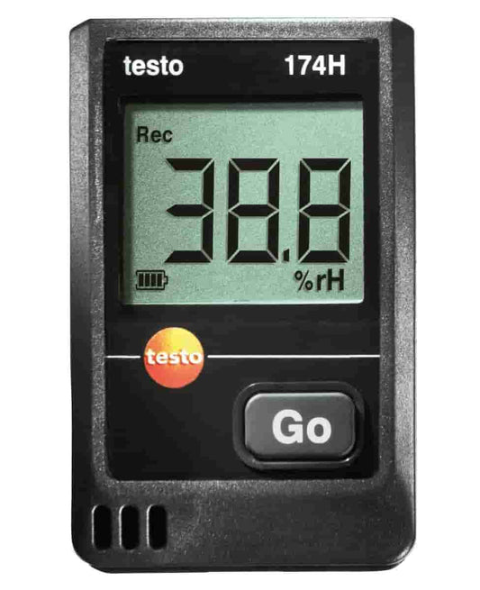 TESTO -  Temperature and humidity mini data logger (174-H) + Free Calibration Certificate