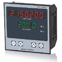 MULTISPAN- FLOW RATE INDICATOR CUM TOTALISER (MFC-1048) + FREE CAL ...