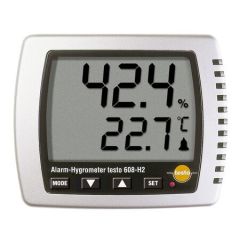Testo- Hygrometer with Display Alarm (608-H2)+Free Calibration Certificate