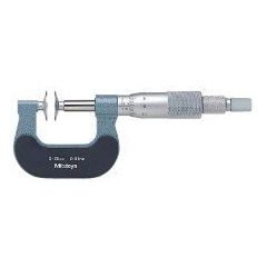 MITUTOYO - Non Rotating Spindle Disk Micrometer  (25 - 50 Mm) (169-202) +Free Calibration Certificate