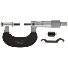 MITUTOYO - Adjustable Outside Micrometer (0 - 50 MM) (104-171) + Free Calibration Certificate 